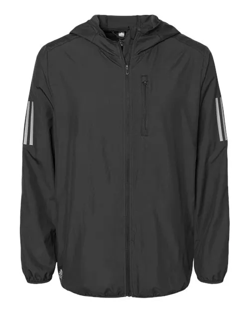 Adidas Men's Hooded Full-Zip Windbreaker