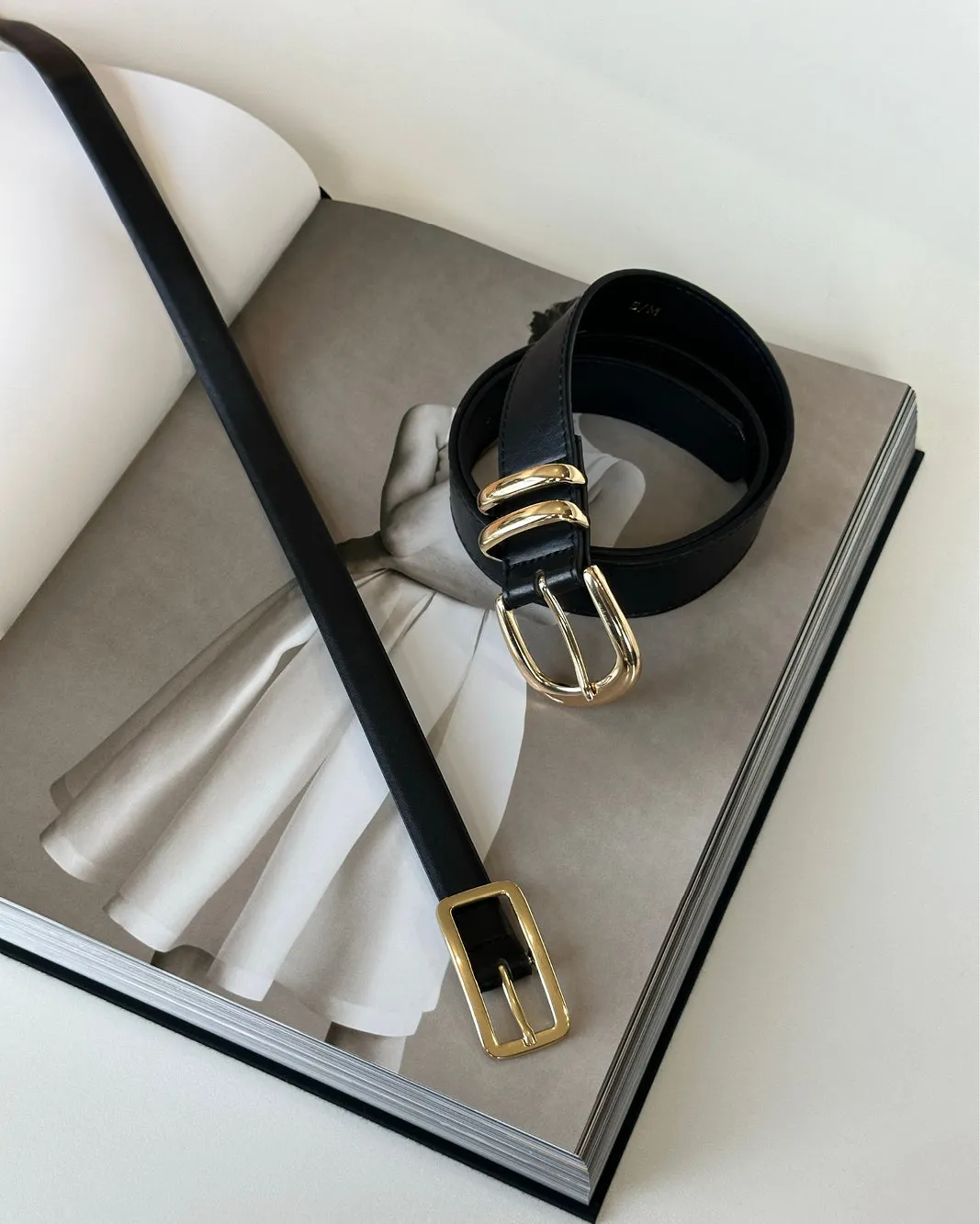 AMANI BELT - BLACK-GOLD