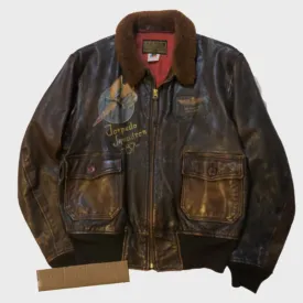 Best Looking Vintage G-1 Pilot Leather Jacket For Mens