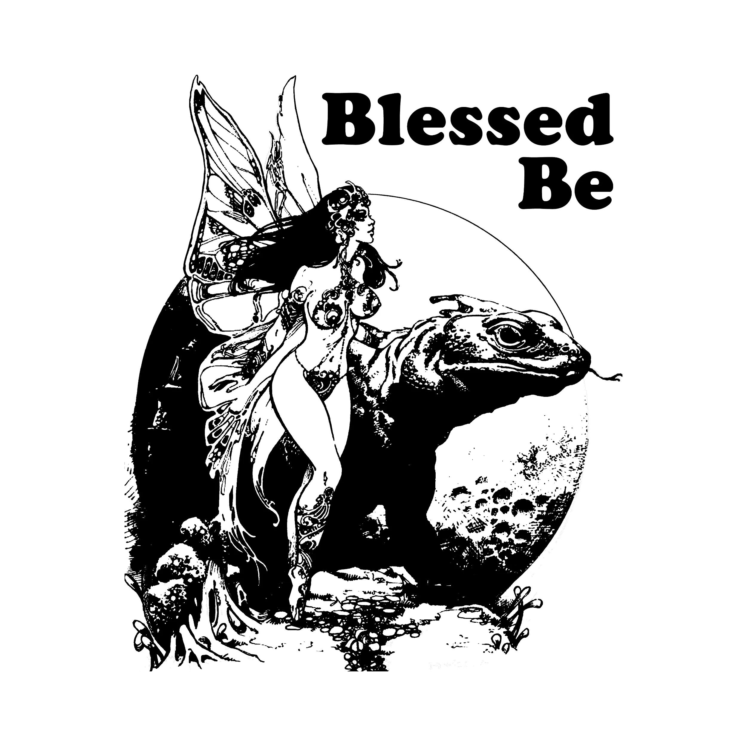 Blessed Be Faerie Slim Fit Tee