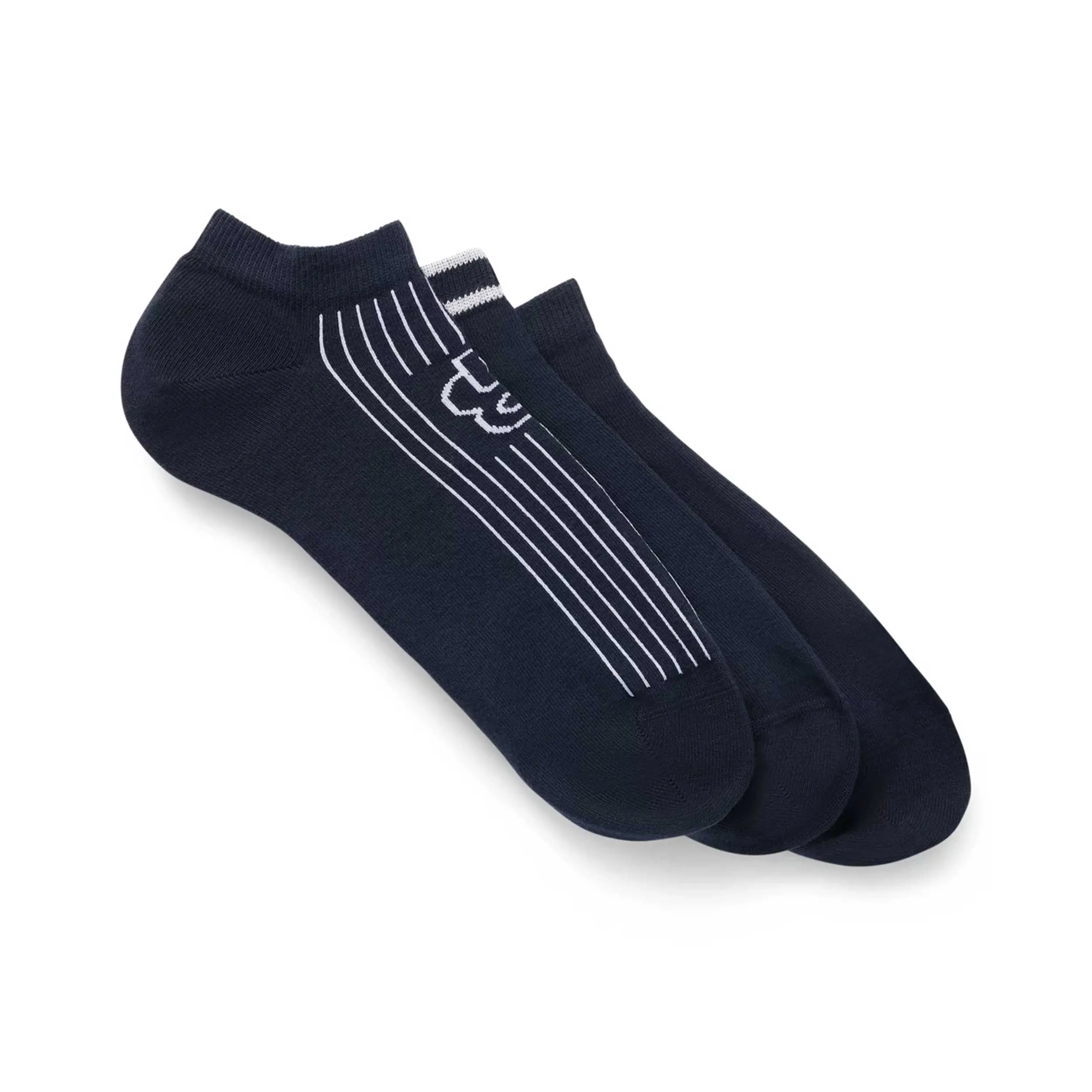 BOSS 3P AS Pinstripe CC Sock in Navy