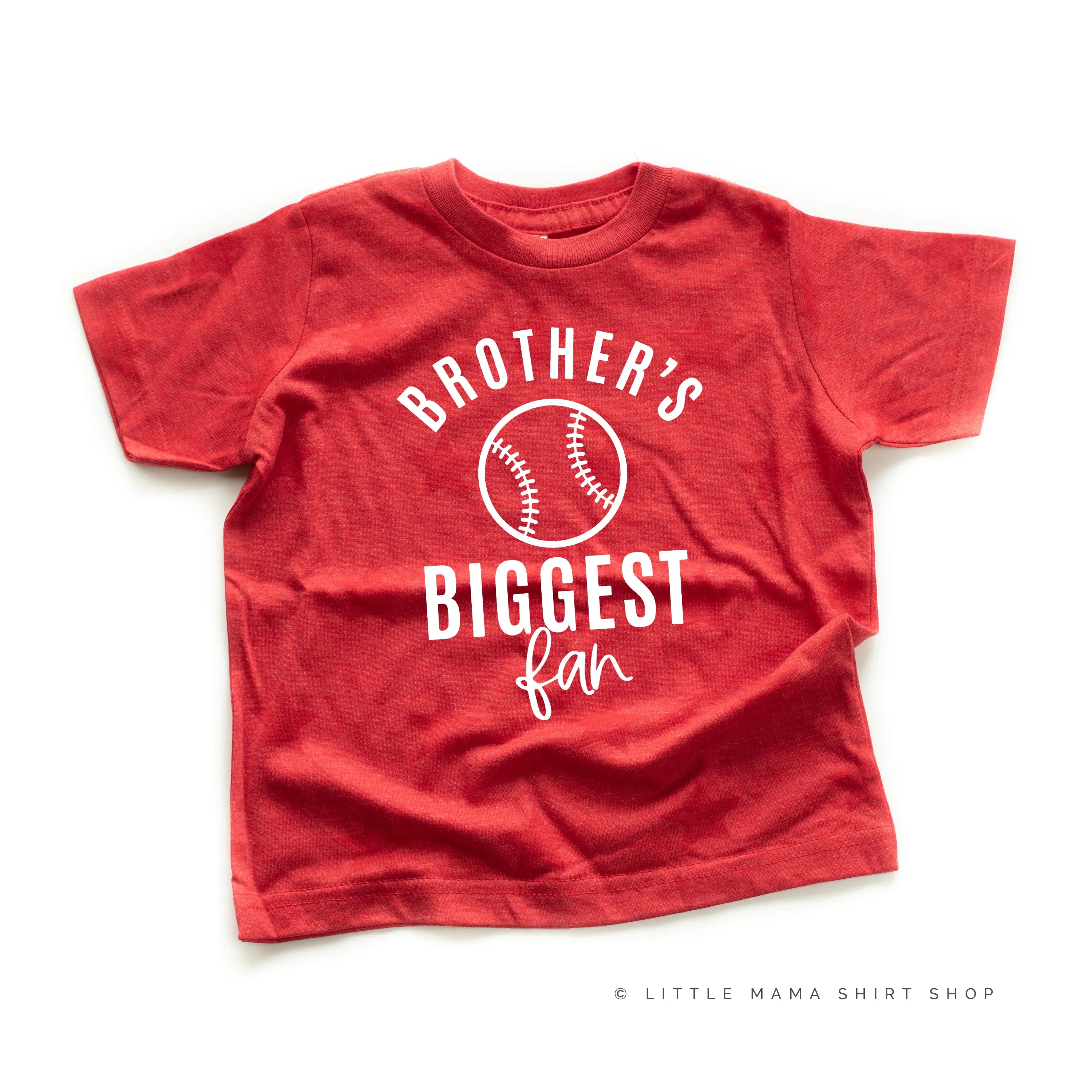 Brother's Biggest Fan - Baseball - Short Sleeve Child STAR Shirt