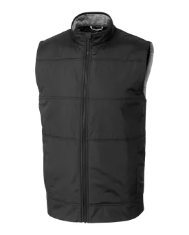 Cutter & Buck Stealth Hybrid Quilted Mens Big and Tall Windbreaker Vest