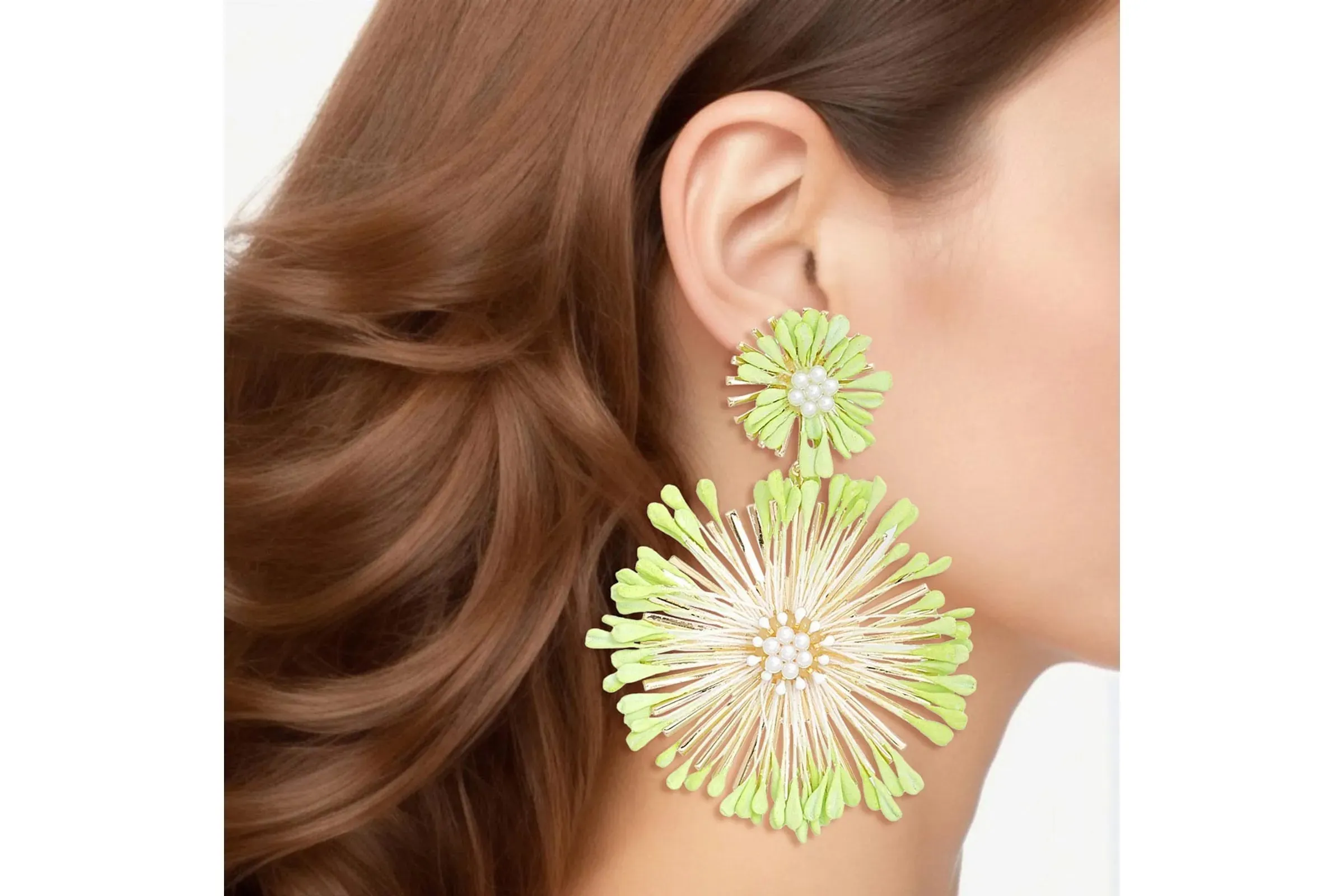 Dangle Wildflower Large Earrings for Women