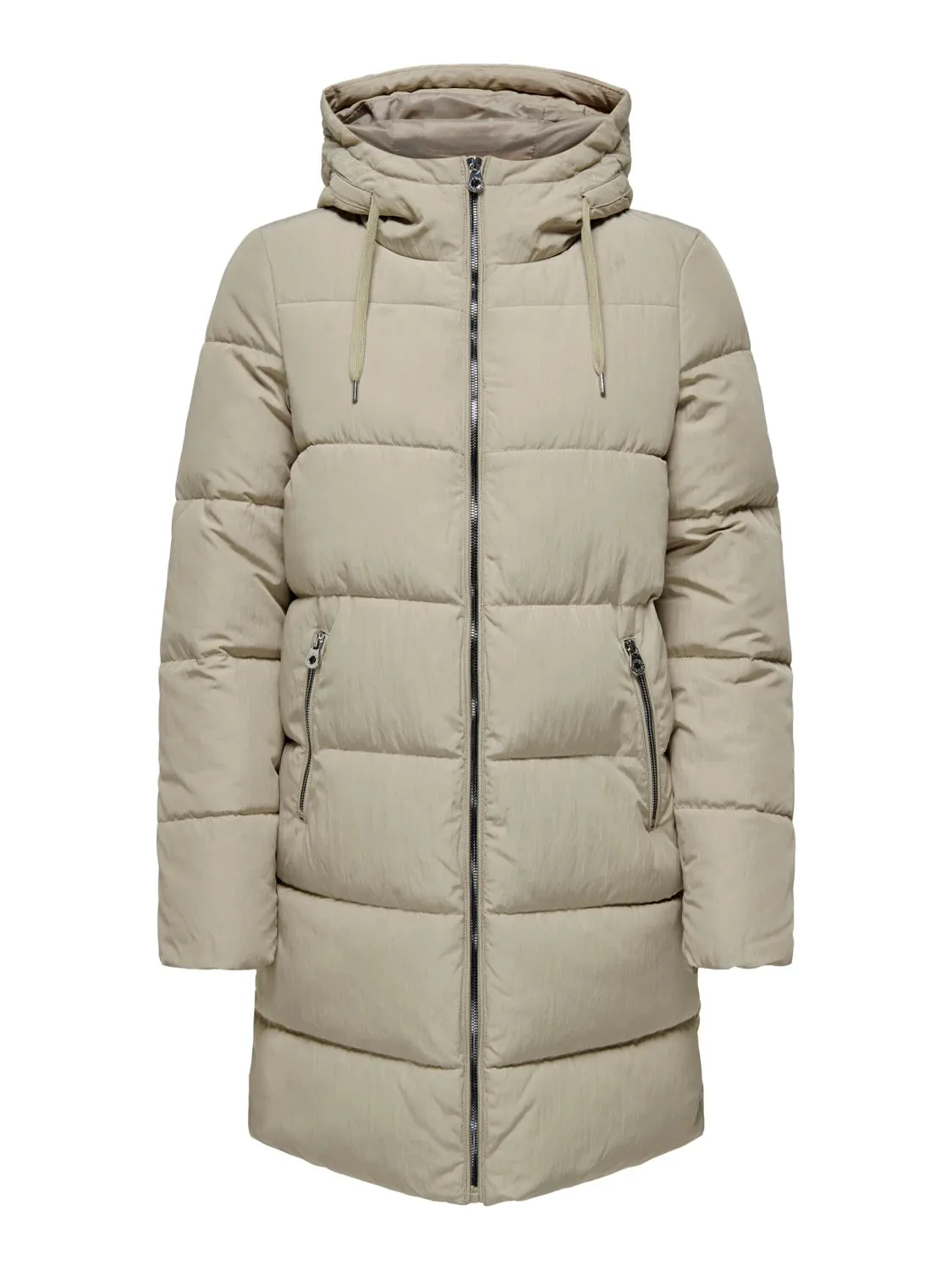 Dolly Long Puffer Coat - Withered Teak