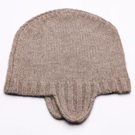 Duane Hunter 100% Pure Cashmere 'Ears' Beanie, Donkey Brown