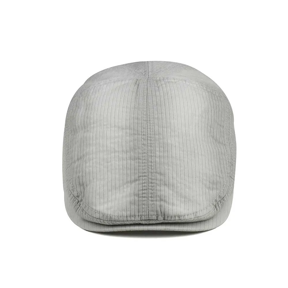 Heavy Washed Pinstripe Ivy Cap