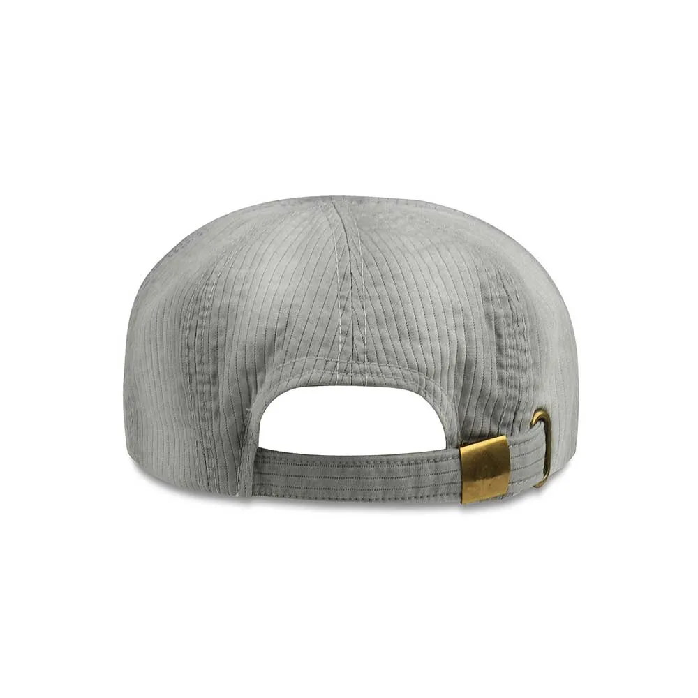 Heavy Washed Pinstripe Ivy Cap