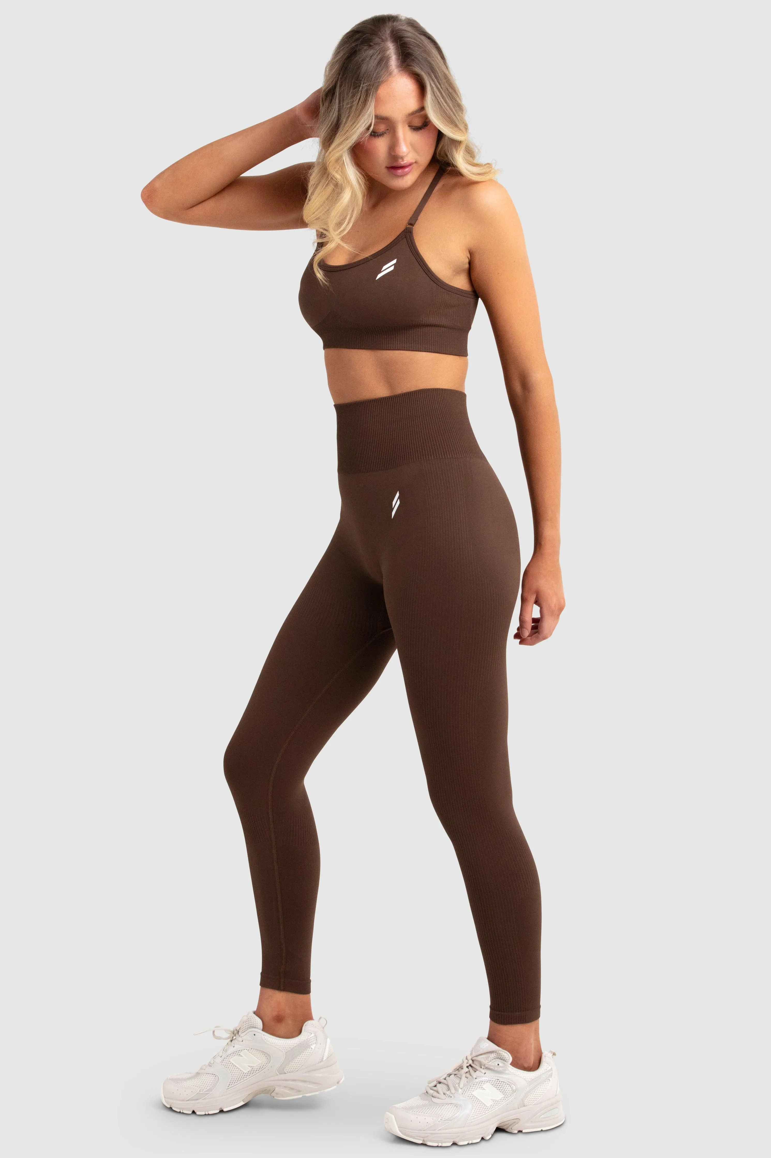 Impact Seamless Leggings - Espresso