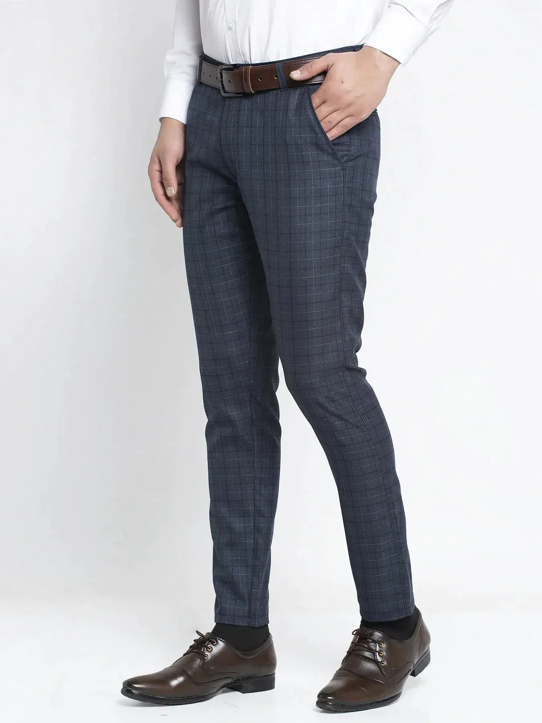 Men'S Black Formal Trousers