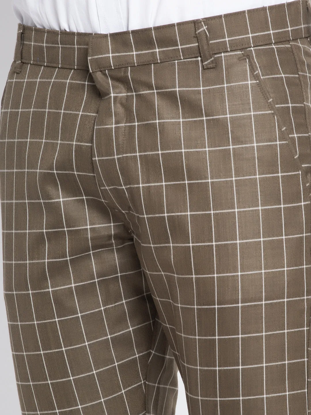 Men'S Brown Formal Trousers