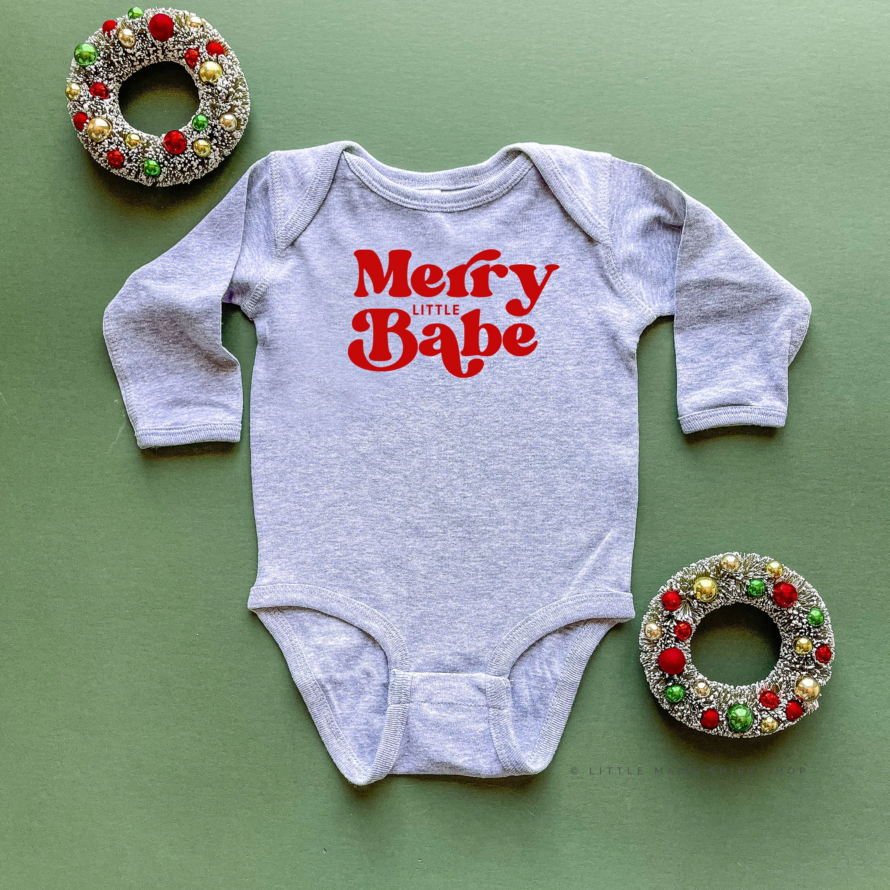 Merry Little Babe - Child LONG SLEEVE Tee