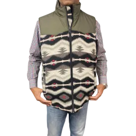 Montana Co Men's Western Aztec Puffer Vest