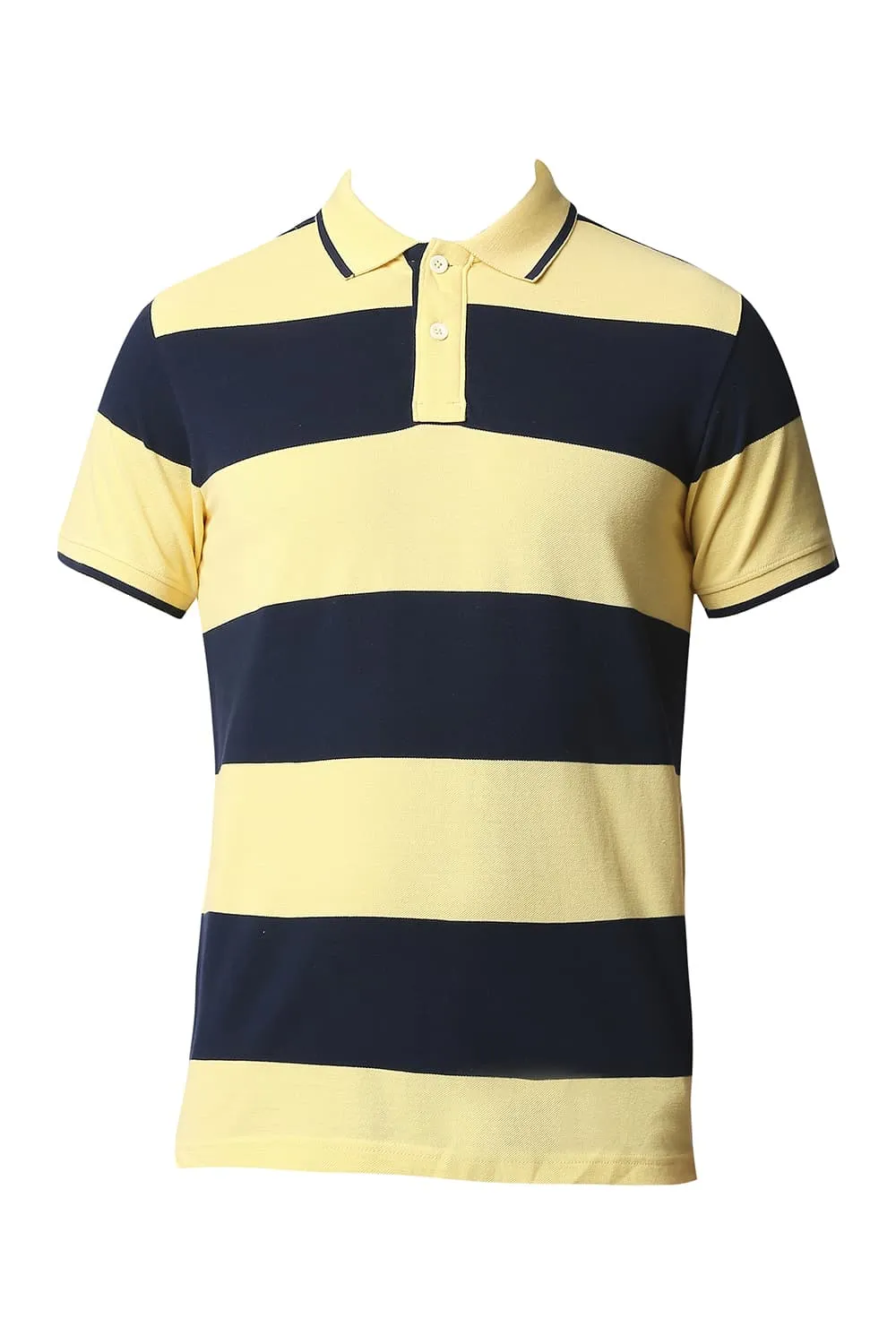 Muscle Fit Stripe Polo Stripes T-shirt