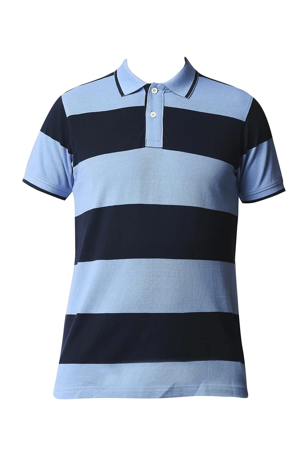 Muscle Fit Stripe Polo Stripes T-shirt