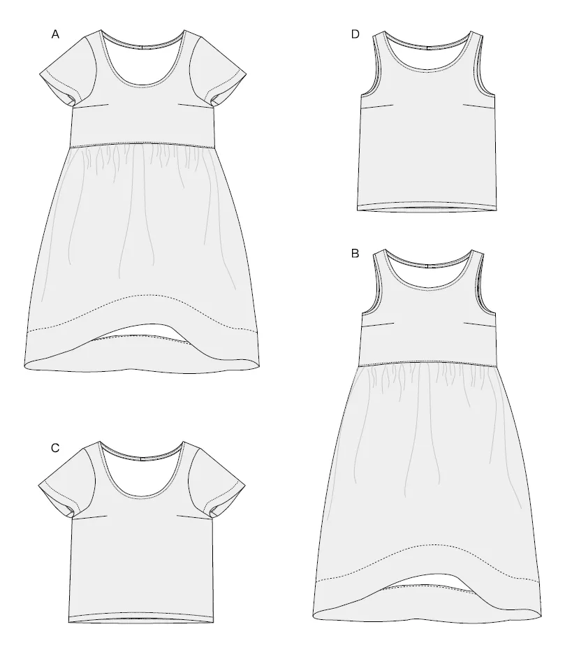 PDF Pattern - Demeter Dress & Top | Anna Allen Clothing