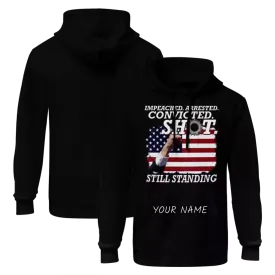 Personalized Trump Hoodies, Custom Warmable and Zipper Hoodies, Support Gift for Trump