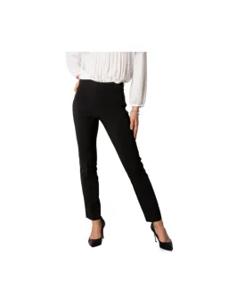 Sandro Ferrone Womens Black Skinny Straight Leg Pants