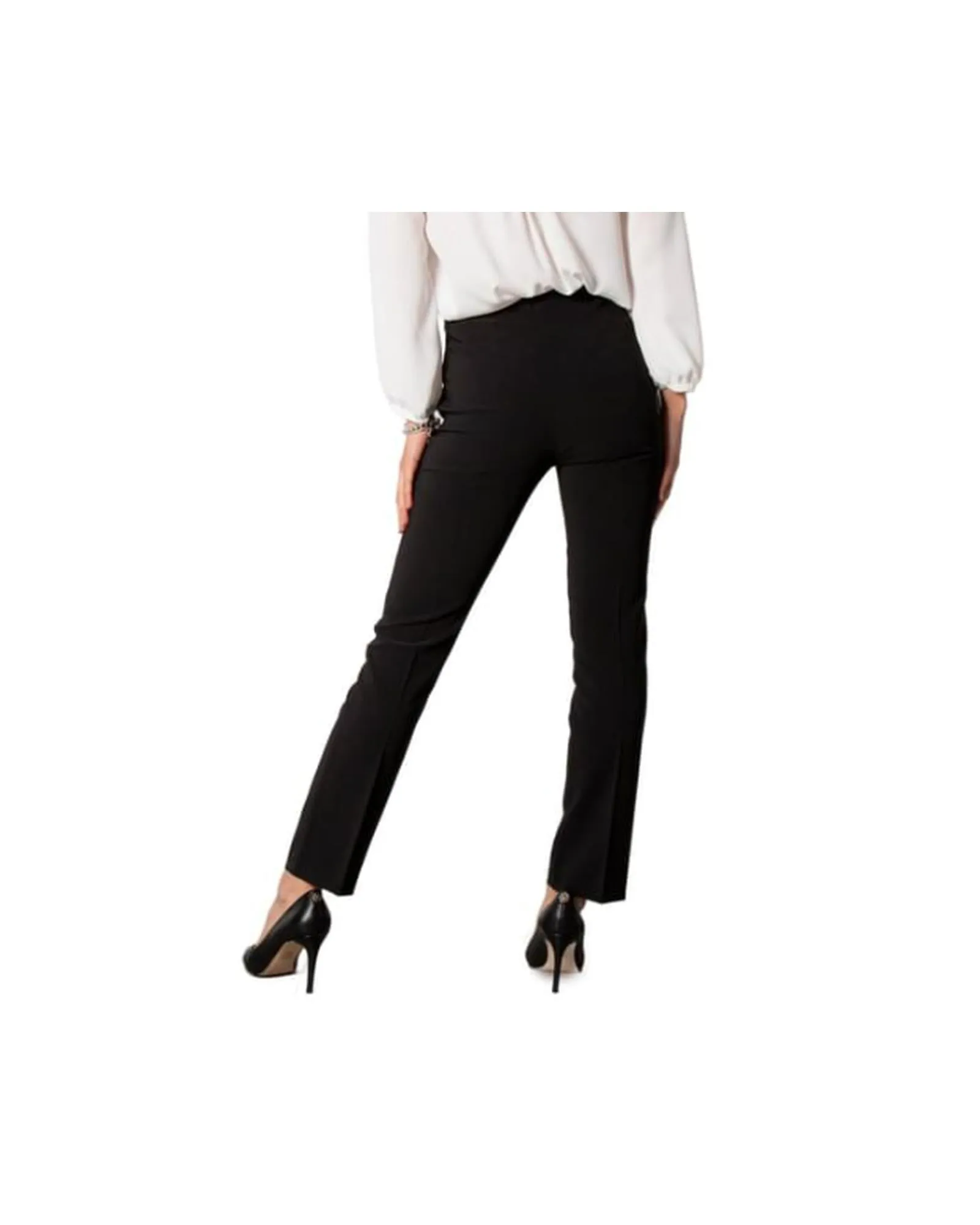 Sandro Ferrone Womens Black Skinny Straight Leg Pants