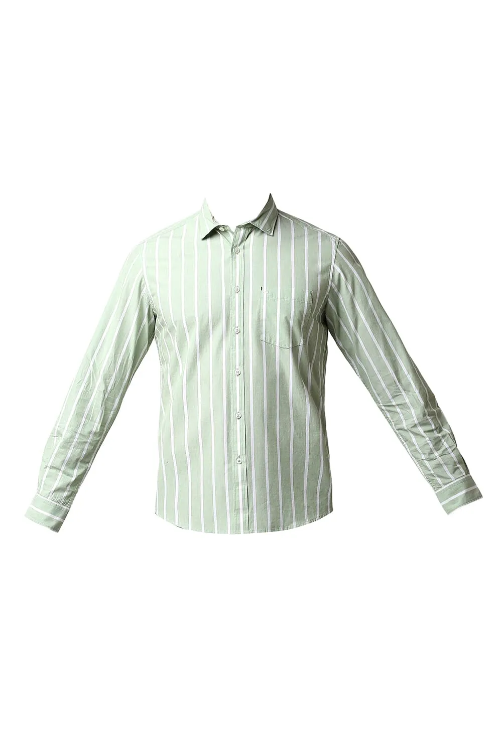 Slim Fit Fil-a-fil Stripe Shirt