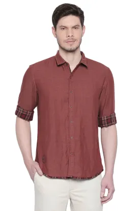 Slim Fit Reversible Shirt