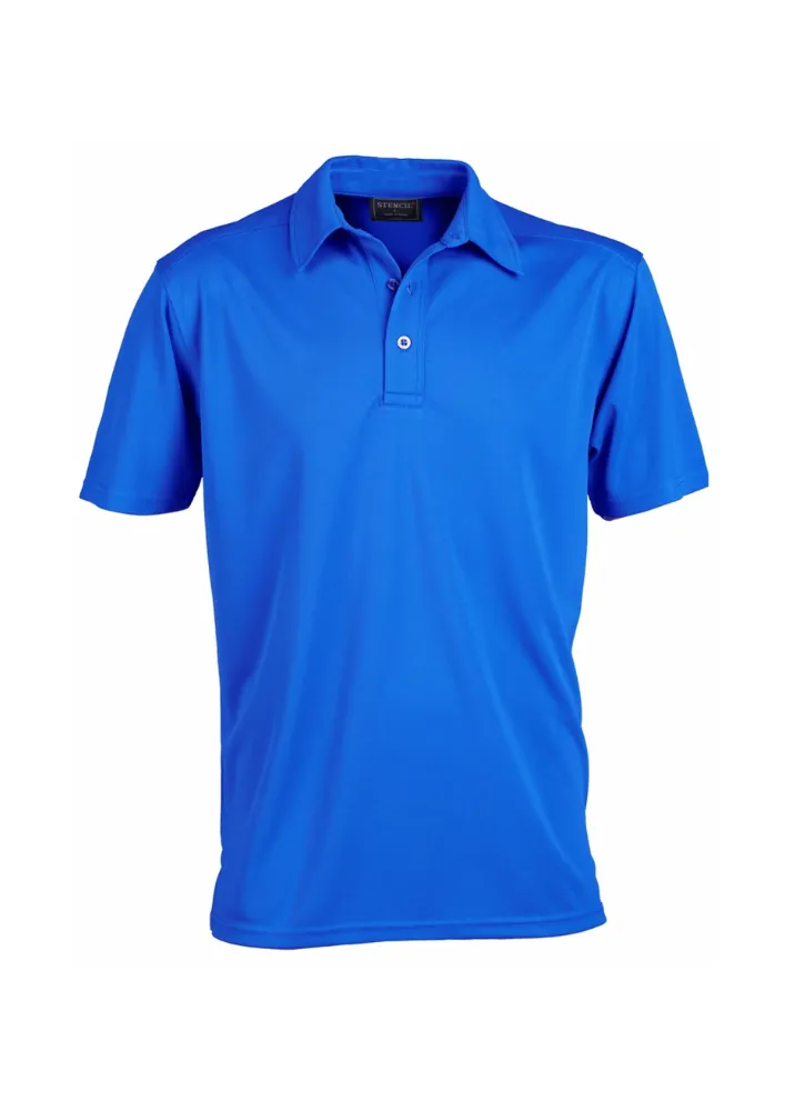 Stencil Glacier Men's Polo