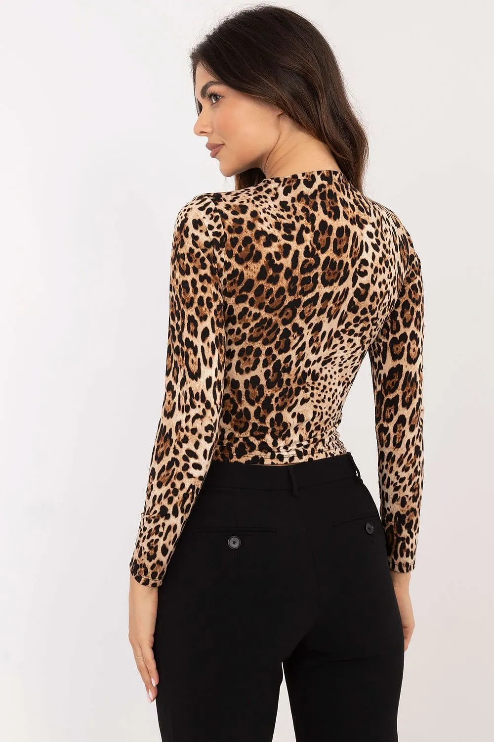 TEEK - Safari Patterned Full Cover Blouse