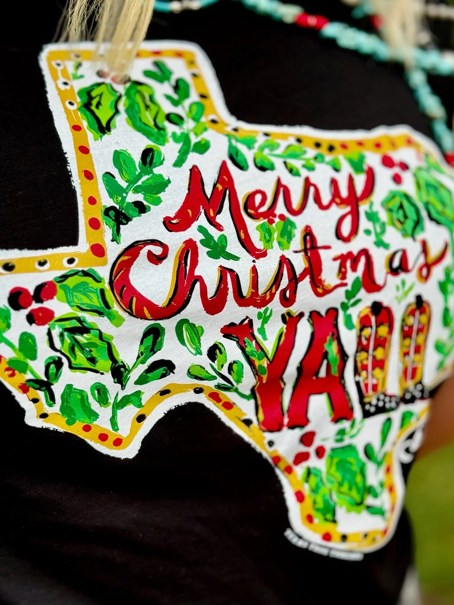 Texas True Threads Callie Ann Stelter Merry Christmas Y'all Tee