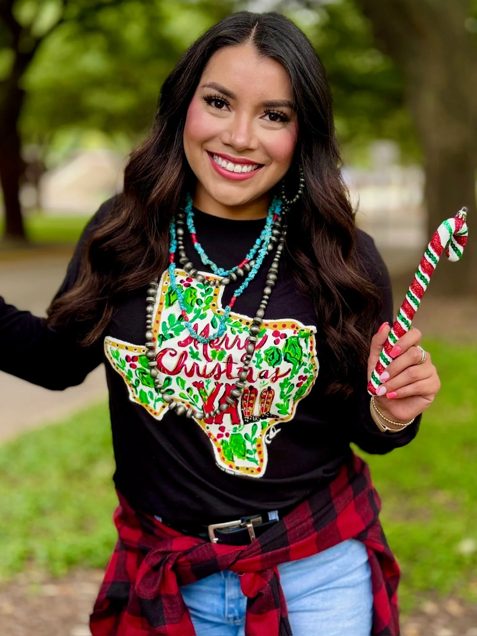 Texas True Threads Callie Ann Stelter Merry Christmas Y'all Tee