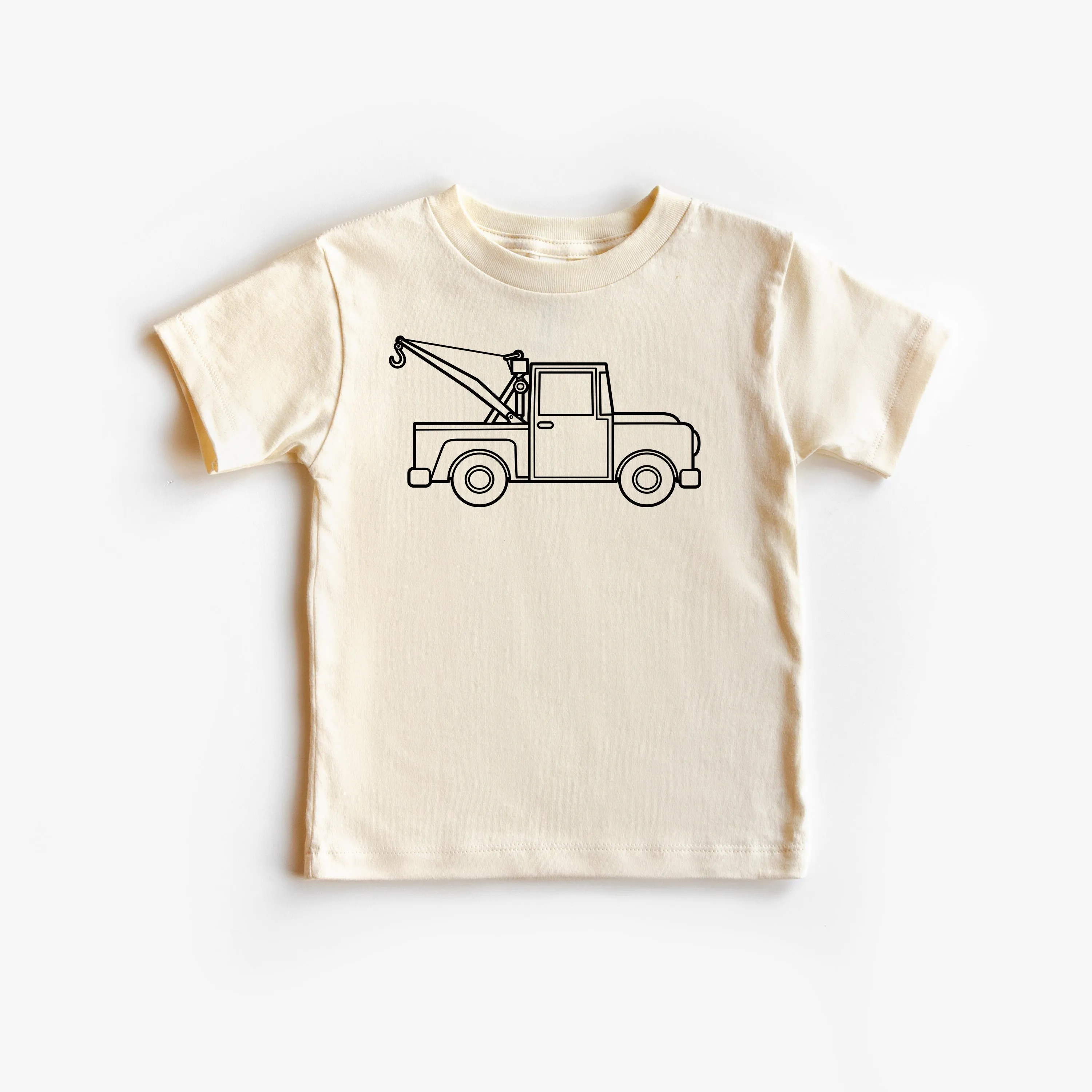 TOW TRUCK - Minimalist Design - Short Sleeve Child Shirt