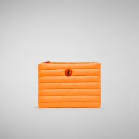 Unisex Solane Pouch in Fluo Orange