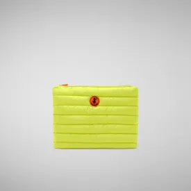 Unisex Solane Pouch in Fluo Yellow