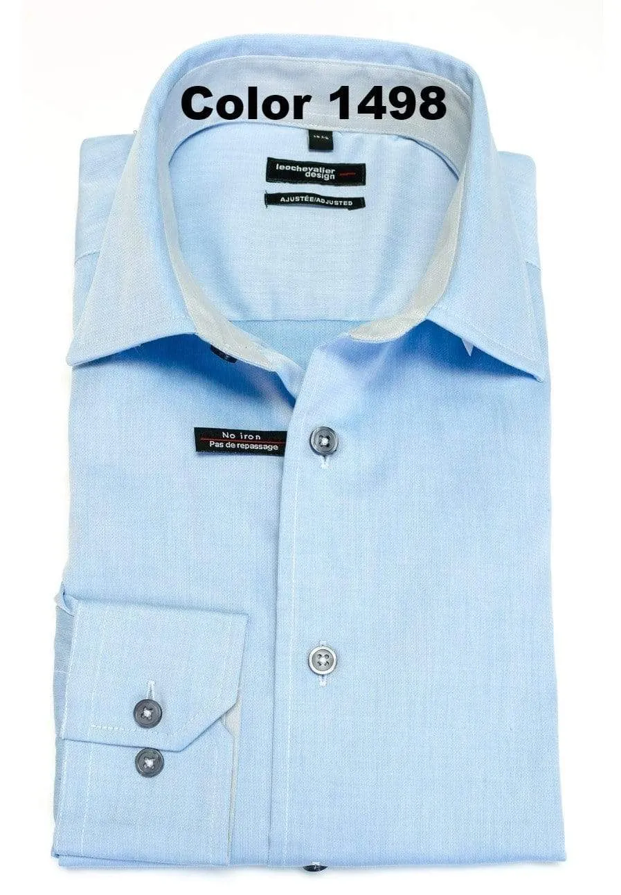 Upgrade Your Style in our Slim Fit 100% Cotton Non-Iron Dress Shirts Available in 10 Colors