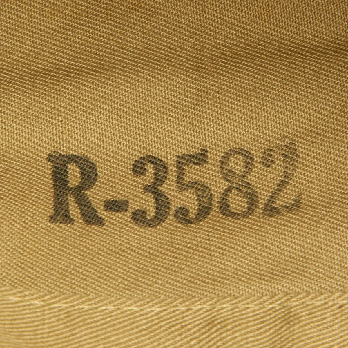 U.S. Original WWII Airborne Glider Infantry Overseas Garrison Cap with Laundry Number