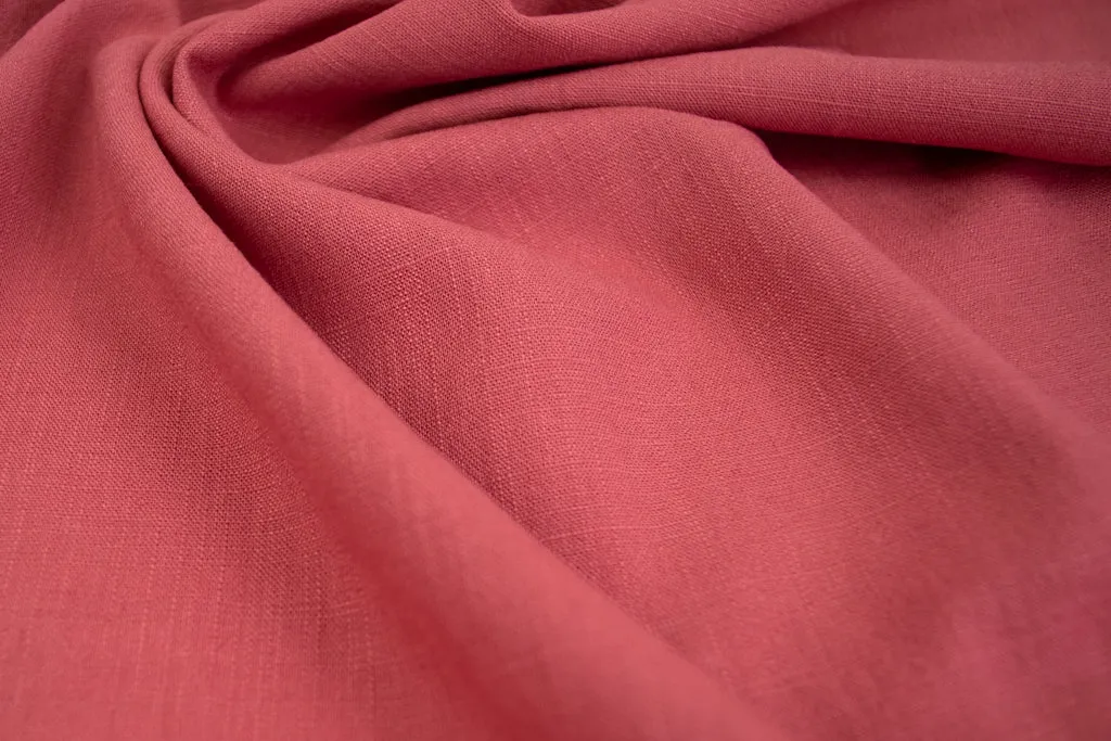 Viscose Linen Noil - Coral